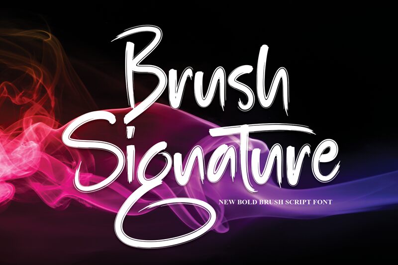 Brush Signature Schriftart