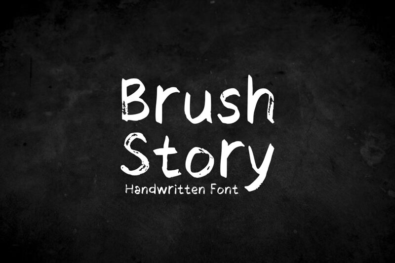 Brush Story Schriftart