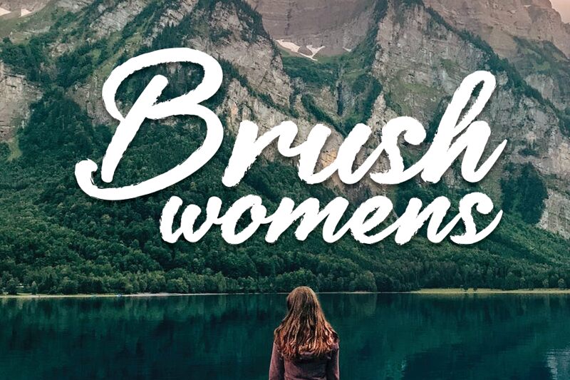 Brush Womens Schriftart