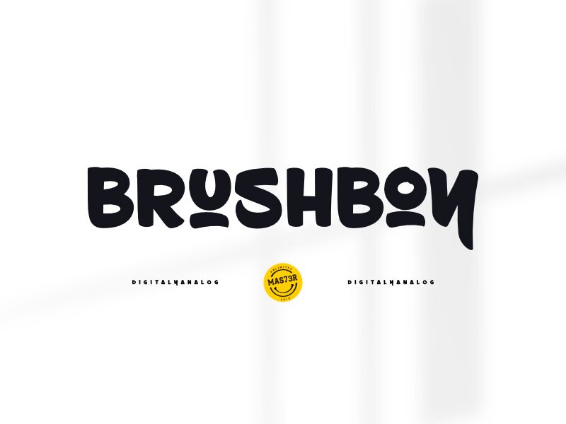 Brushboy Schriftart