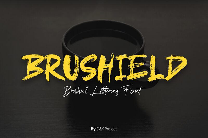 brushield Schriftart