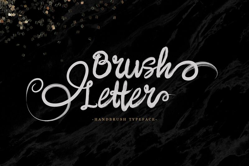 Brushletter Font Fonts U