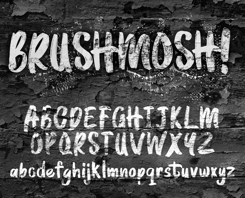 BRUSHMOSH! Carattere