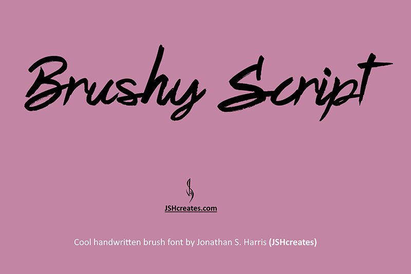 Brushy Script Schriftart