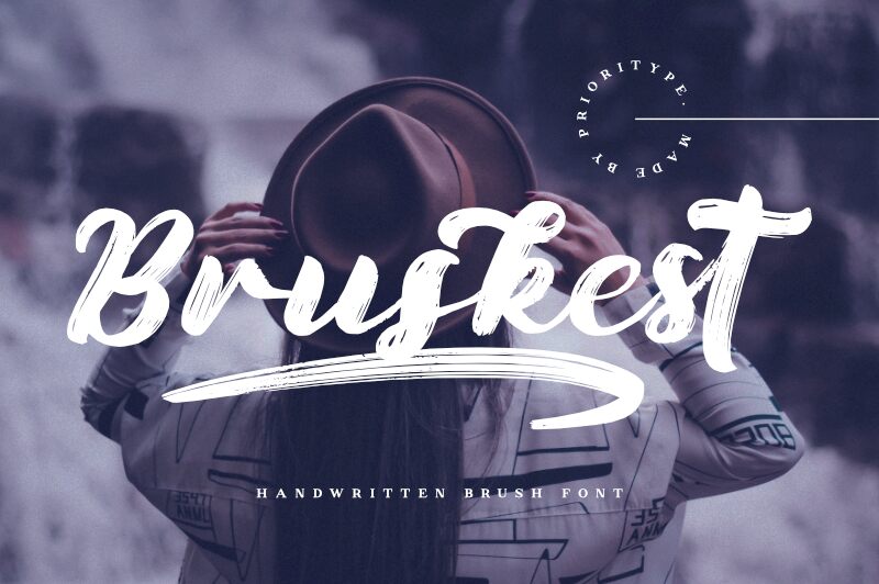 Bruskest Schriftart