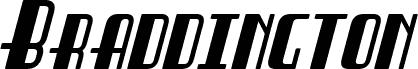 Braddington Italic