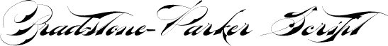 Bradstone-Parker Script Limited Free Version