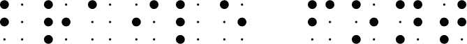 Braile font