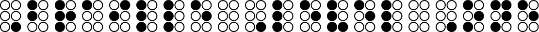 Braille Level One Regular