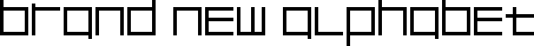 Brand New Alphabet Regular