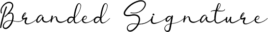Branded Signature