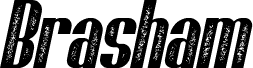 Brasham Stamp Italic Demo Stamp Italic