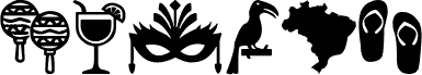 Preview of the Brasil Icons font
