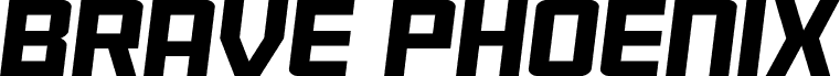 معاينة خط Brave Phoenix Semi-Italic