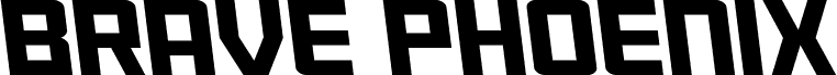 معاينة خط Brave Phoenix Semi-Leftalic