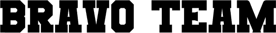 Bravo Team шрифт