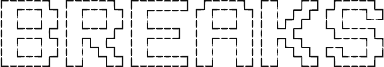 Preview of the BREAKS font
