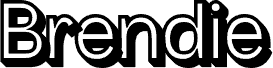 Preview of the Brendie-ExtrudeRight Demo font