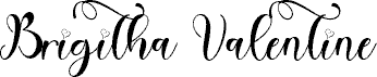 Brigitha Valentine 字体
