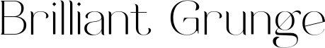 Brilliant Grunge Regular