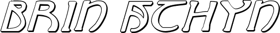 Brin Athyn Shadow Italic
