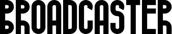 Podgląd czcionki Broadcaster Flat Regular