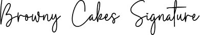 Browny Cakes Signature