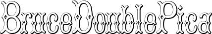 BruceDoublePica Beveled