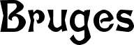 Ukážka písma Bruges