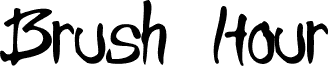 BrushHour-Regular
