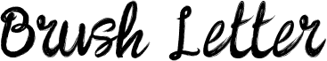 BrushLetter