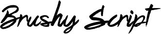 Brushy Script