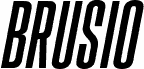 BrusioCondensedItalic