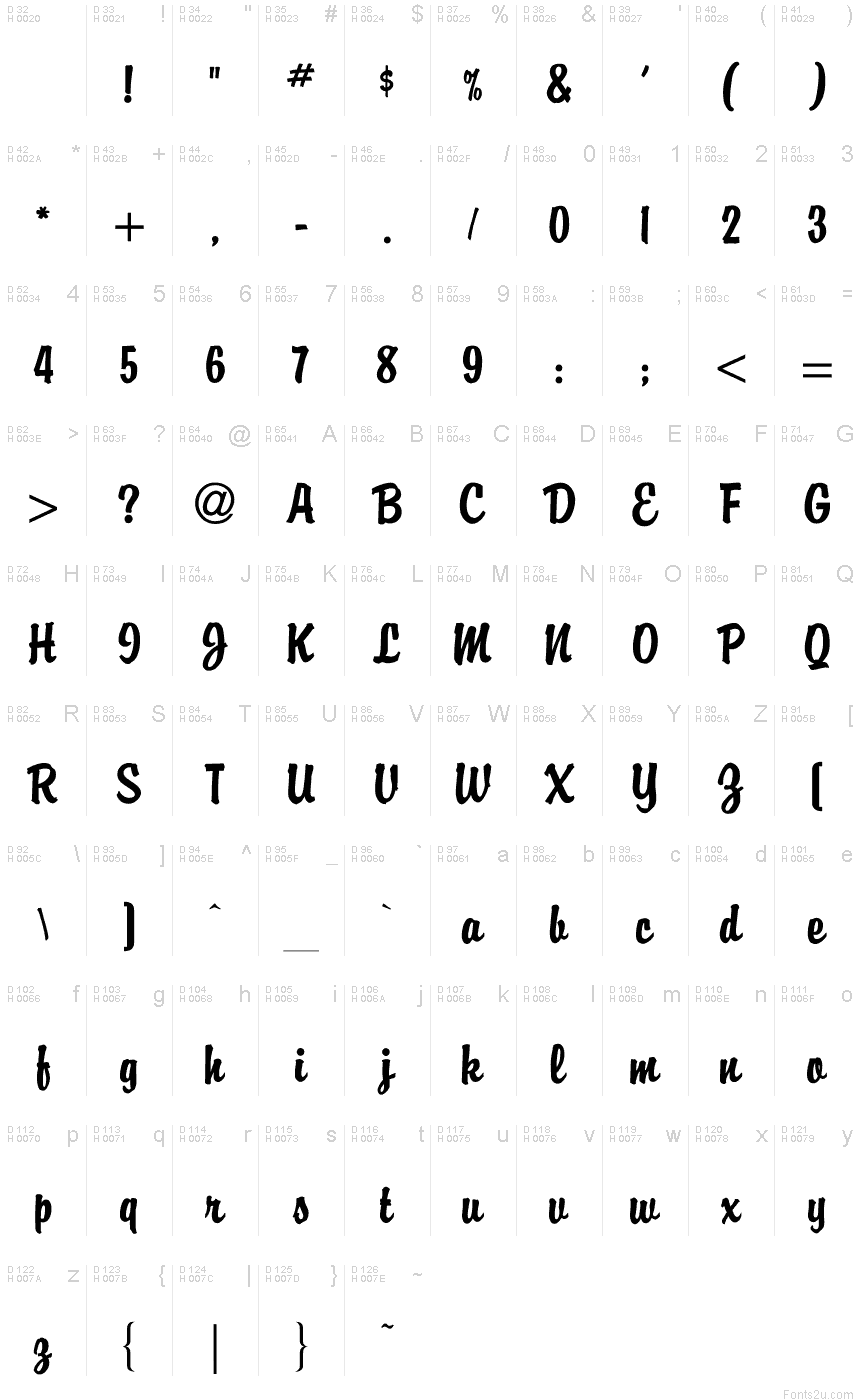 Brody font Fonts2u