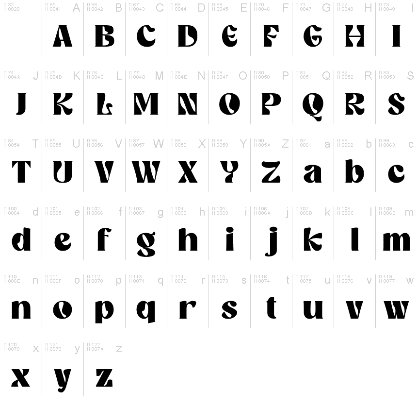 Broukha Free Regular font