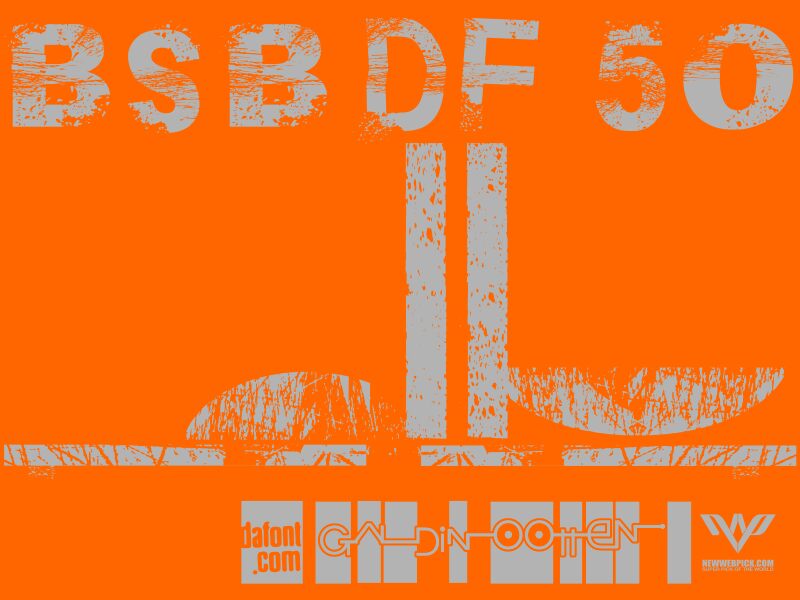 BSB DF 50 Schriftart