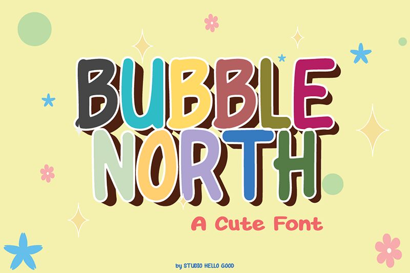 Bubble North Schriftart