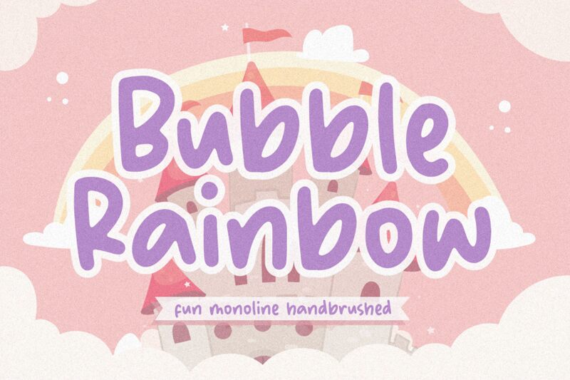 Bubble Rainbow 字体