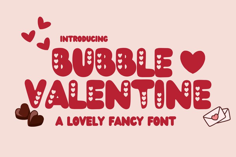 Bubble Valentine Font
