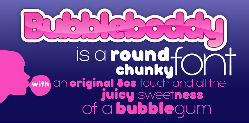 Bubbleboddy Schriftart