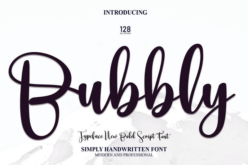 Bubbly 字体