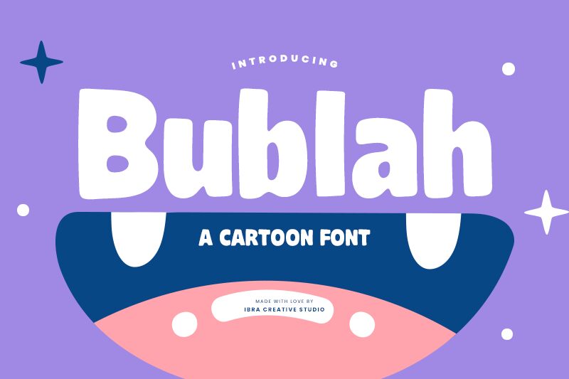 Bublah Schriftart