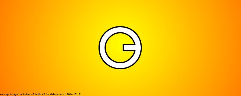 Bublet Font