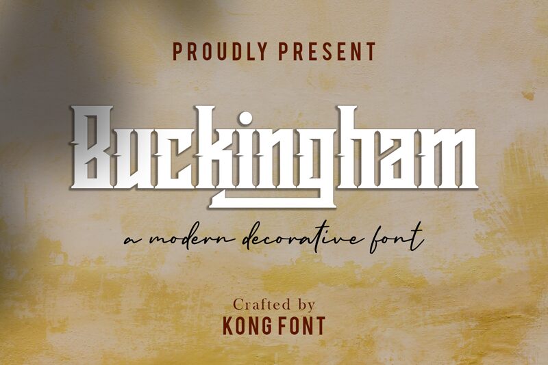 Buckingham Schriftart