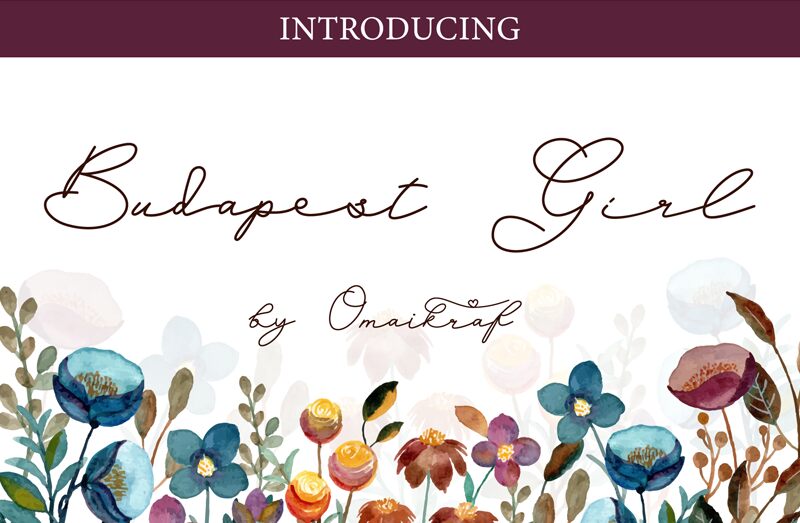 Budapest Girl 字体