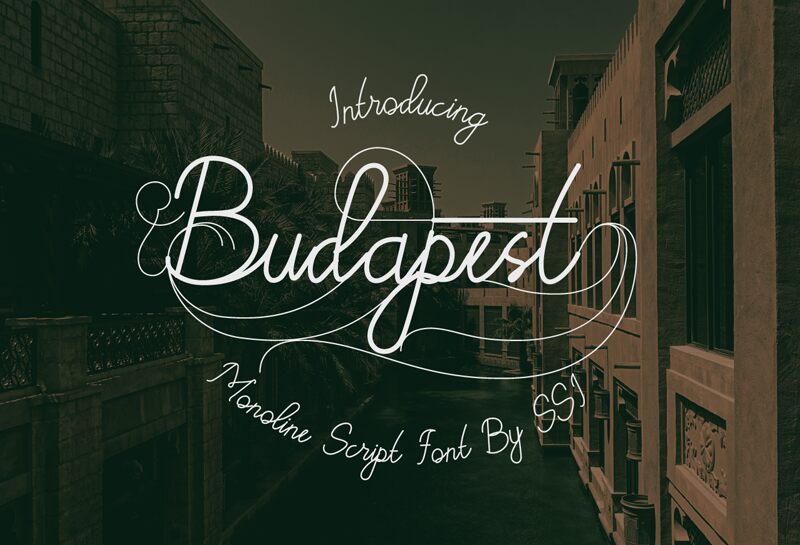 Budapest Schriftart