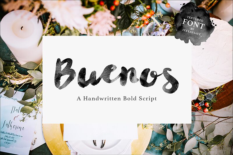 Buenos Script Schriftart