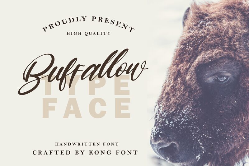 Buffallow Schriftart