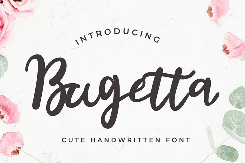 Bugetta Schriftart