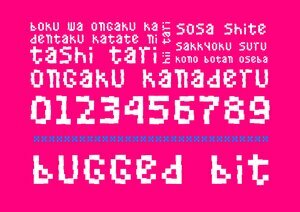 BuggedBit Czcionka